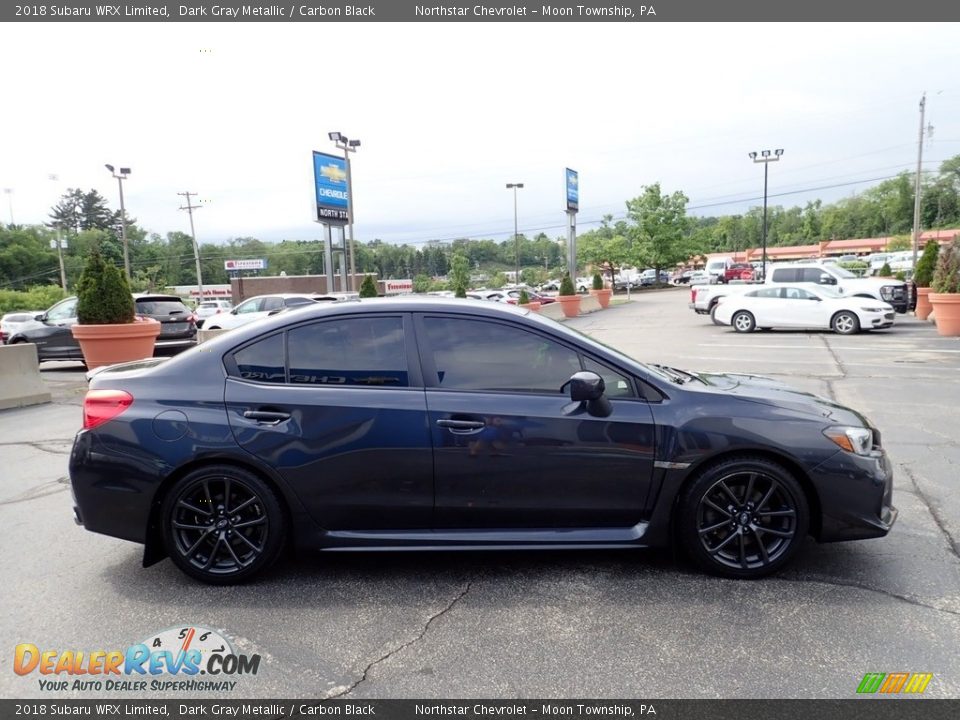 2018 Subaru WRX Limited Dark Gray Metallic / Carbon Black Photo #9
