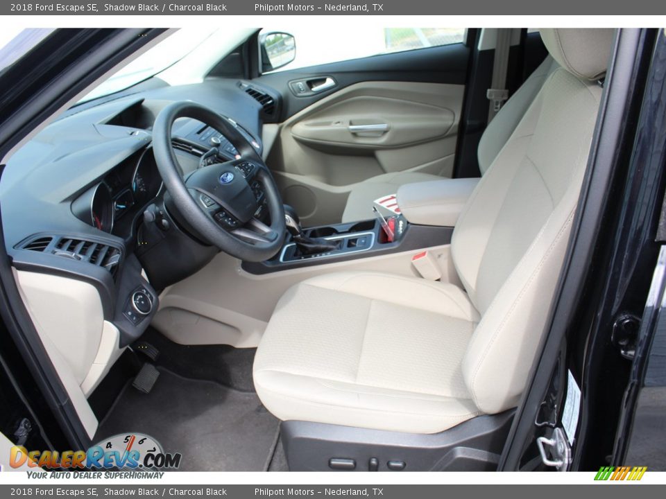 2018 Ford Escape SE Shadow Black / Charcoal Black Photo #12