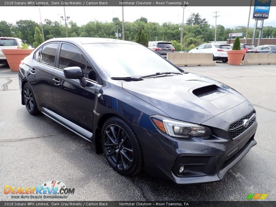 2018 Subaru WRX Limited Dark Gray Metallic / Carbon Black Photo #10