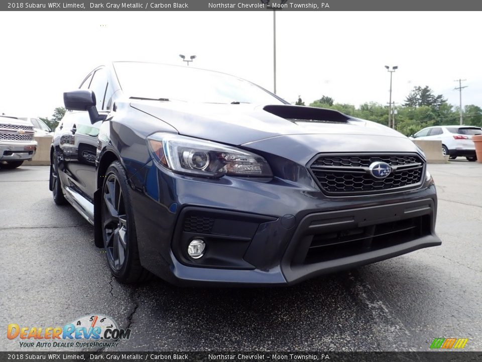 2018 Subaru WRX Limited Dark Gray Metallic / Carbon Black Photo #11