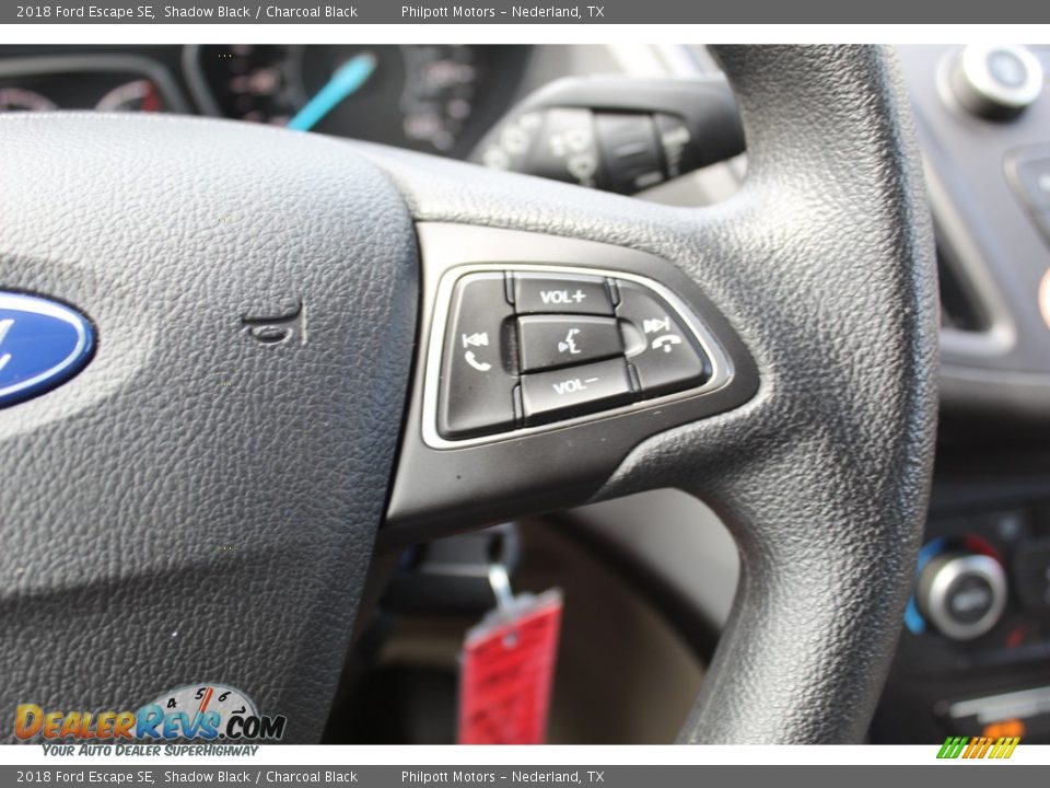 2018 Ford Escape SE Shadow Black / Charcoal Black Photo #14