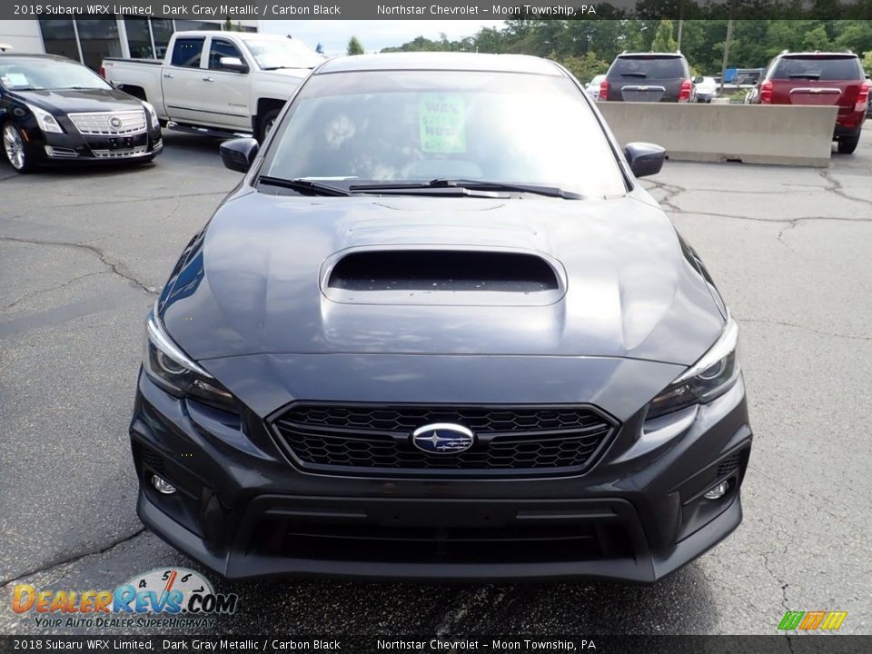 2018 Subaru WRX Limited Dark Gray Metallic / Carbon Black Photo #12