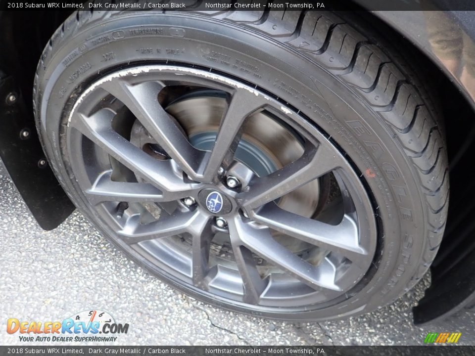 2018 Subaru WRX Limited Dark Gray Metallic / Carbon Black Photo #13
