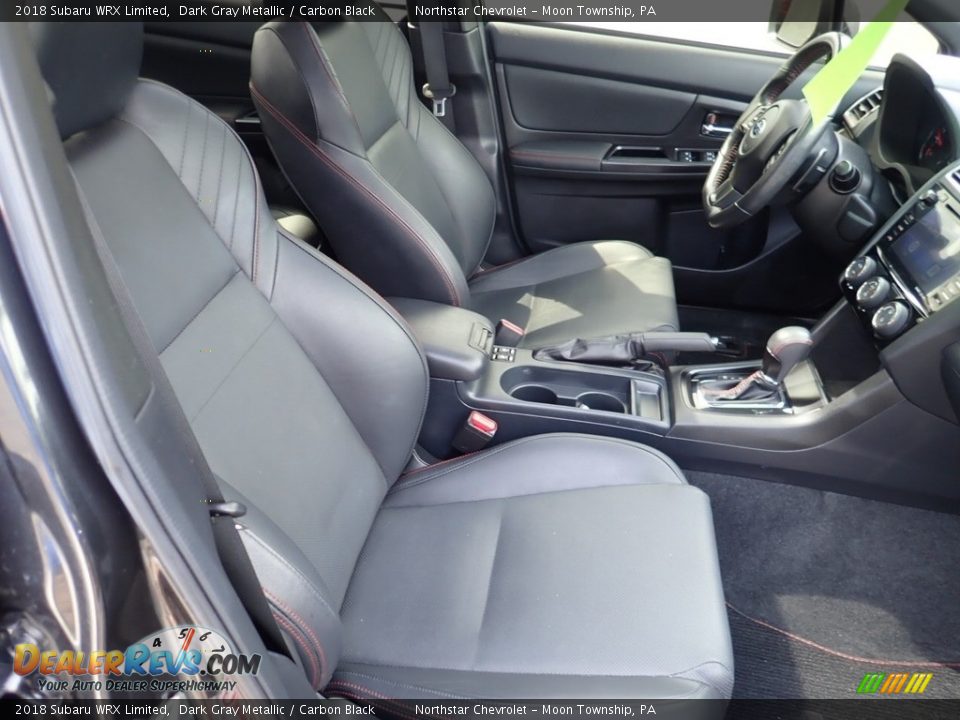 2018 Subaru WRX Limited Dark Gray Metallic / Carbon Black Photo #14