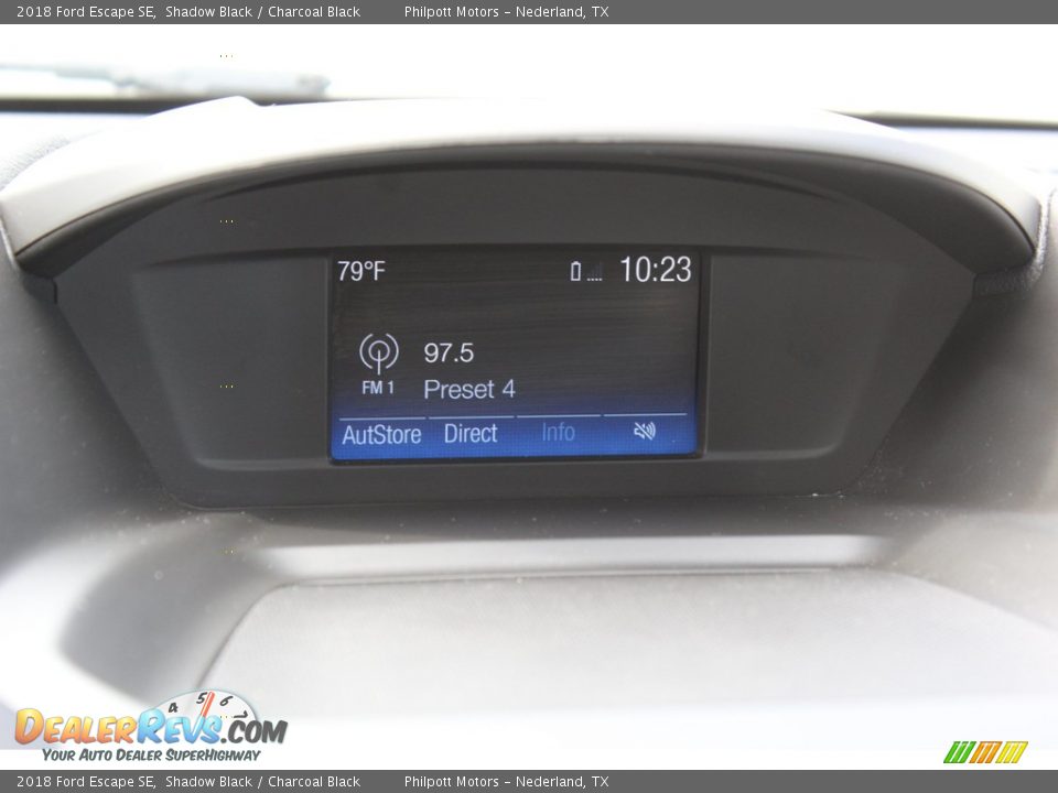 2018 Ford Escape SE Shadow Black / Charcoal Black Photo #17