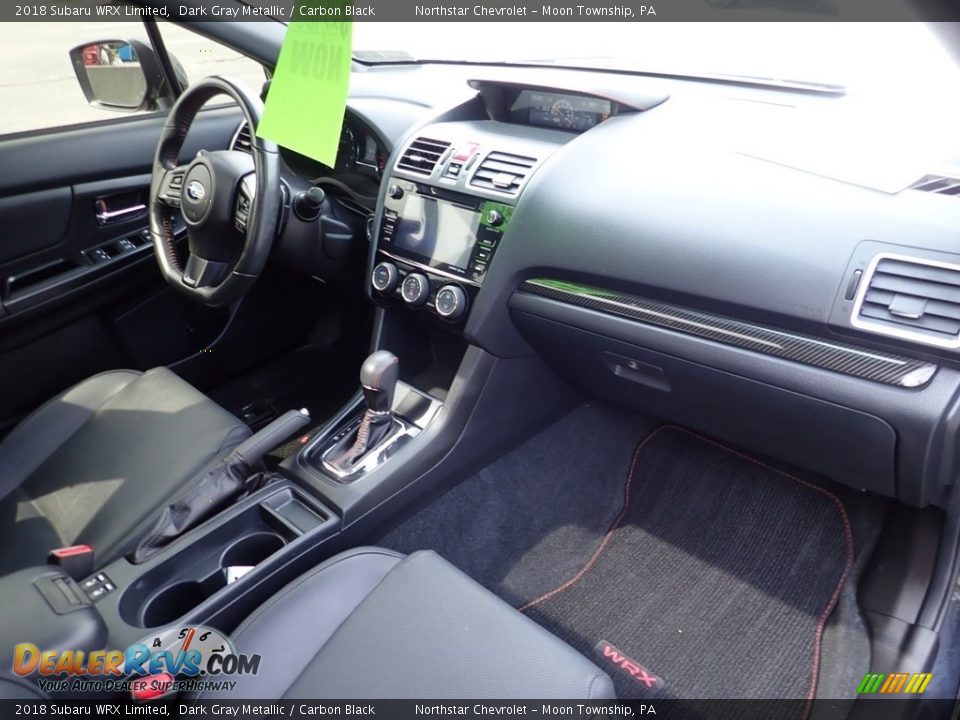 2018 Subaru WRX Limited Dark Gray Metallic / Carbon Black Photo #15
