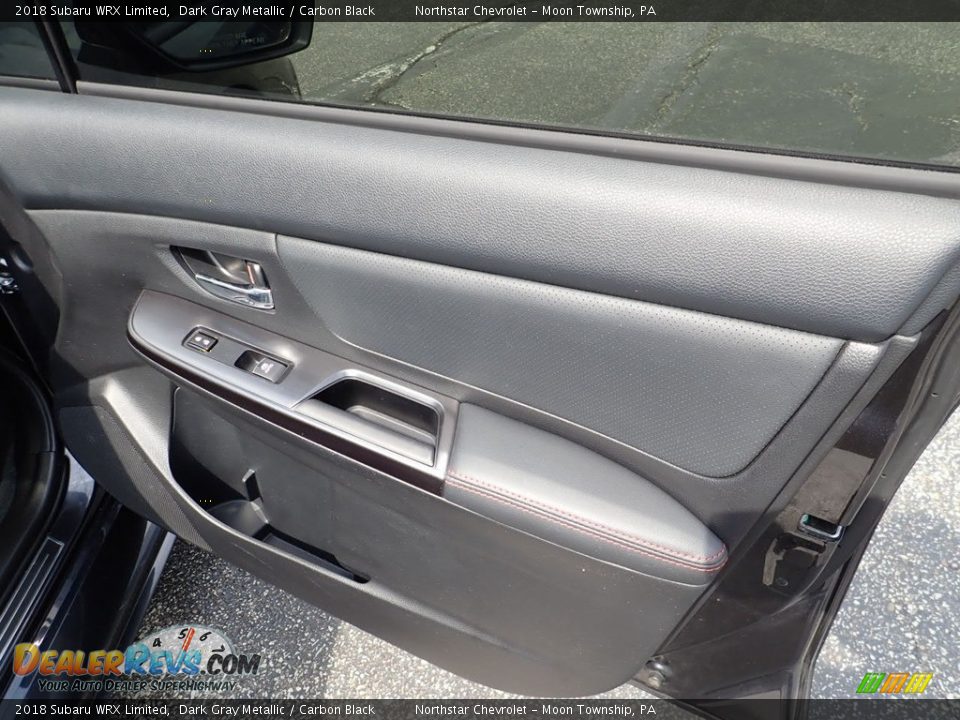 2018 Subaru WRX Limited Dark Gray Metallic / Carbon Black Photo #16