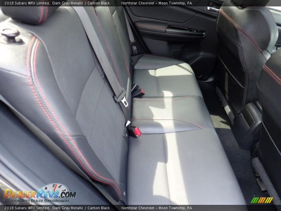 2018 Subaru WRX Limited Dark Gray Metallic / Carbon Black Photo #17