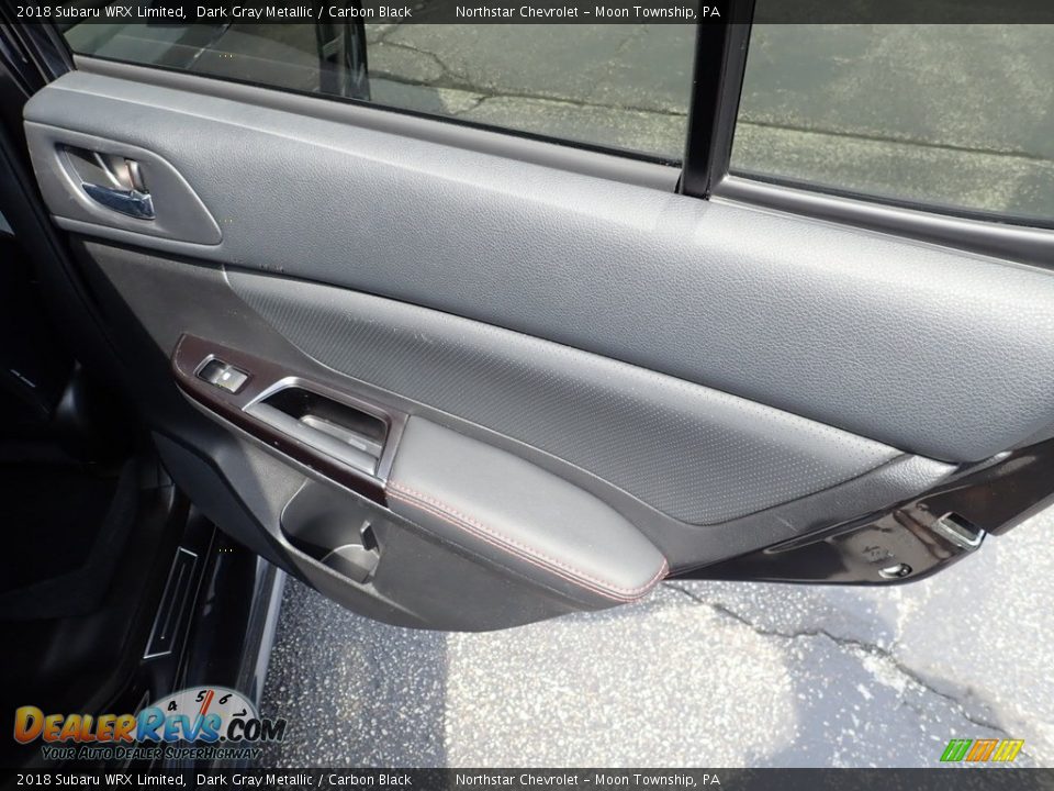 2018 Subaru WRX Limited Dark Gray Metallic / Carbon Black Photo #18