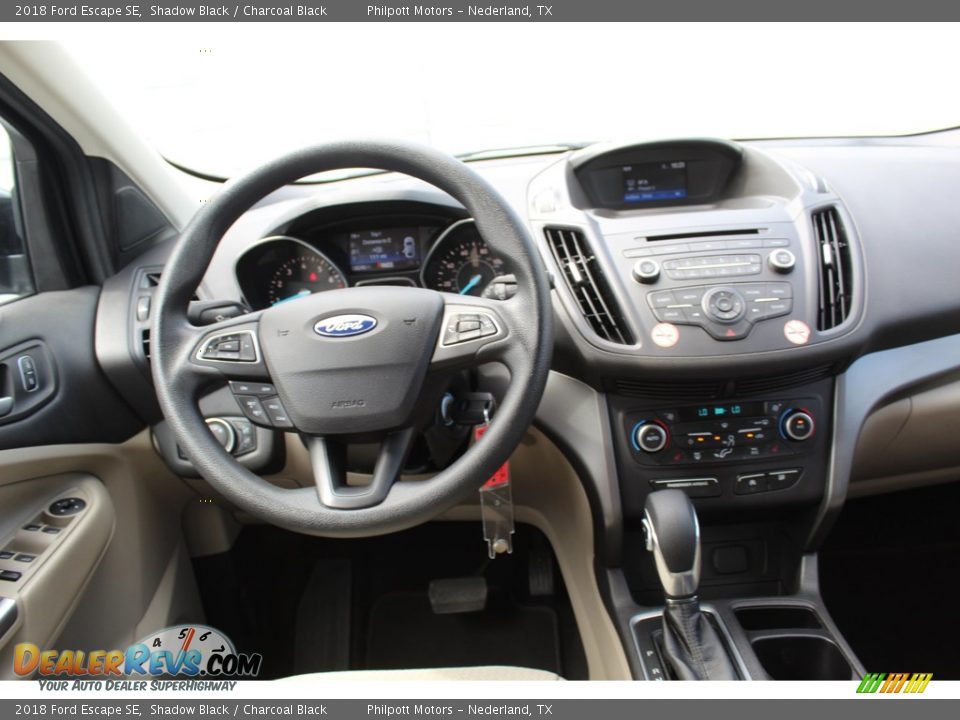 2018 Ford Escape SE Shadow Black / Charcoal Black Photo #22
