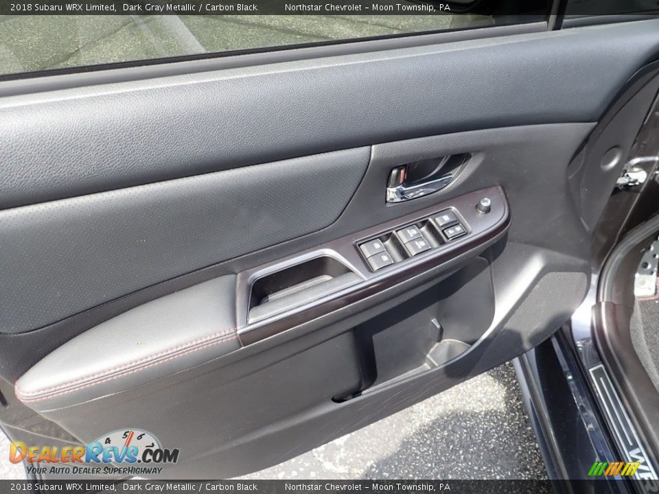 2018 Subaru WRX Limited Dark Gray Metallic / Carbon Black Photo #23