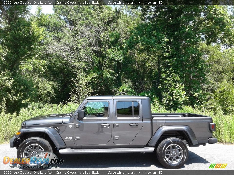 2020 Jeep Gladiator Overland 4x4 Granite Crystal Metallic / Black Photo #1