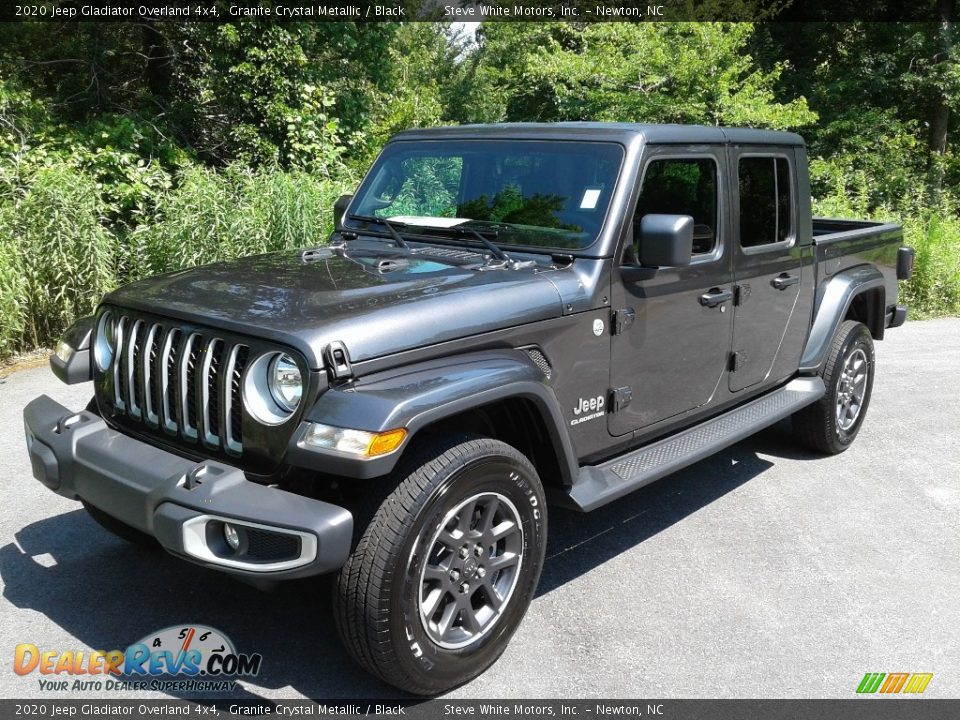 2020 Jeep Gladiator Overland 4x4 Granite Crystal Metallic / Black Photo #2