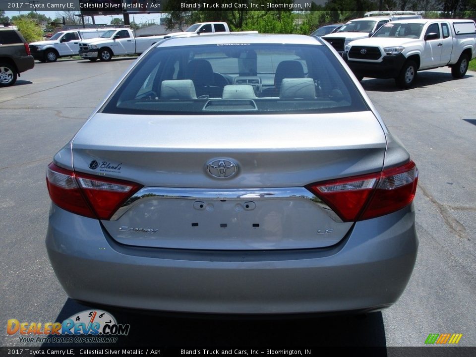 2017 Toyota Camry LE Celestial Silver Metallic / Ash Photo #24