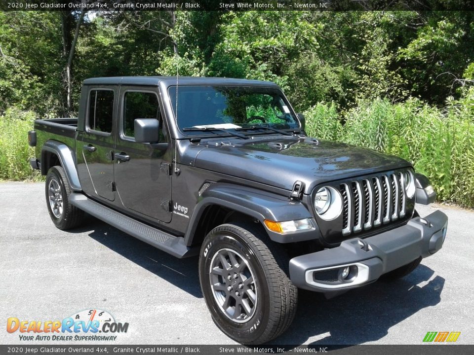 2020 Jeep Gladiator Overland 4x4 Granite Crystal Metallic / Black Photo #4