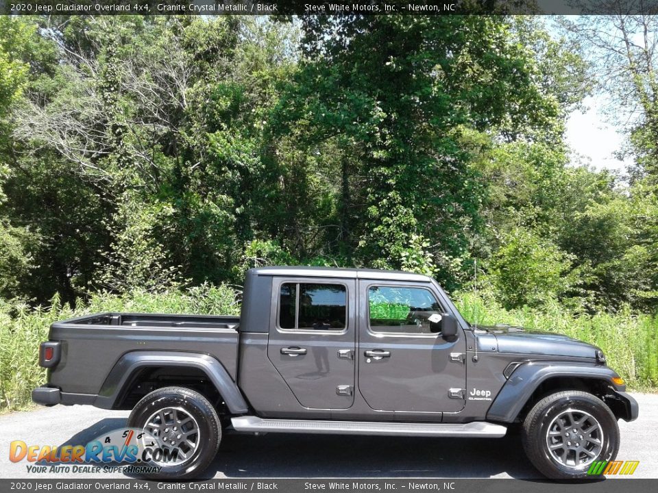 2020 Jeep Gladiator Overland 4x4 Granite Crystal Metallic / Black Photo #5