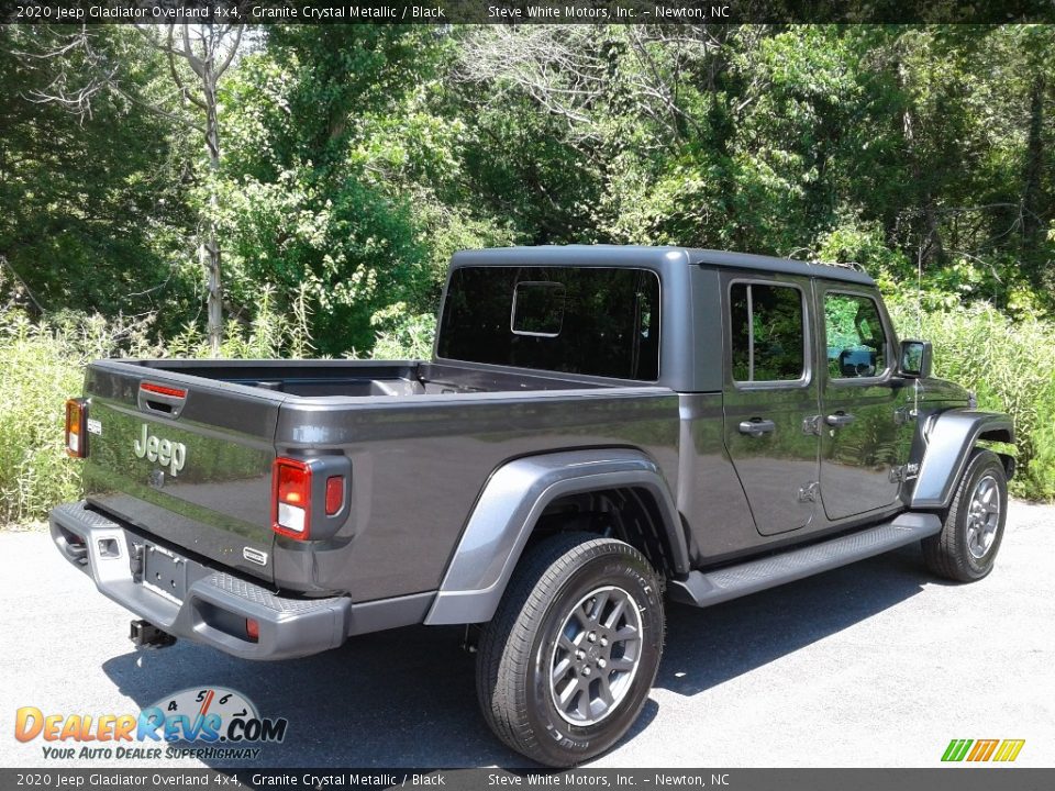 2020 Jeep Gladiator Overland 4x4 Granite Crystal Metallic / Black Photo #6