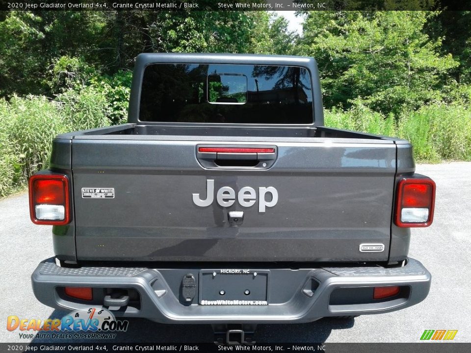 2020 Jeep Gladiator Overland 4x4 Granite Crystal Metallic / Black Photo #7