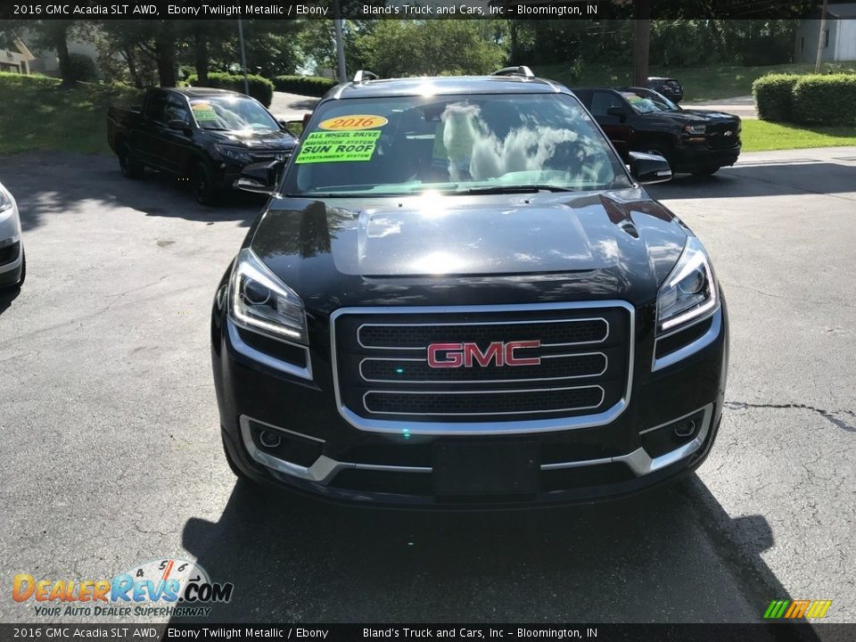 2016 GMC Acadia SLT AWD Ebony Twilight Metallic / Ebony Photo #3