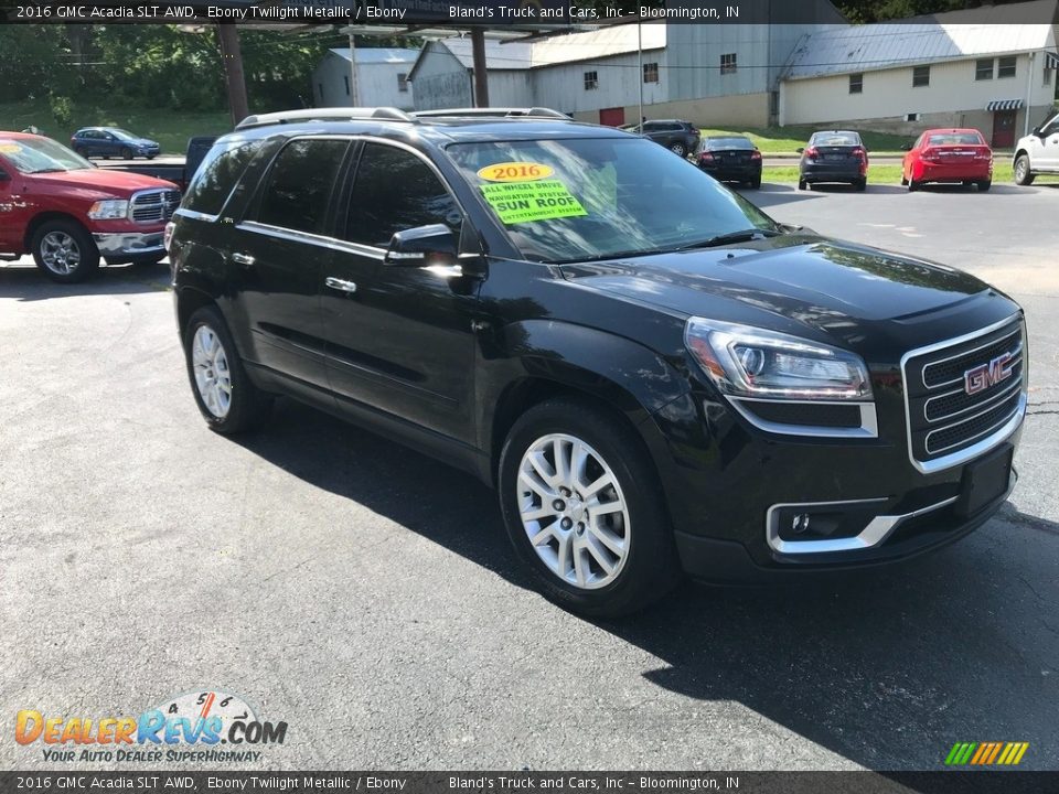 2016 GMC Acadia SLT AWD Ebony Twilight Metallic / Ebony Photo #4