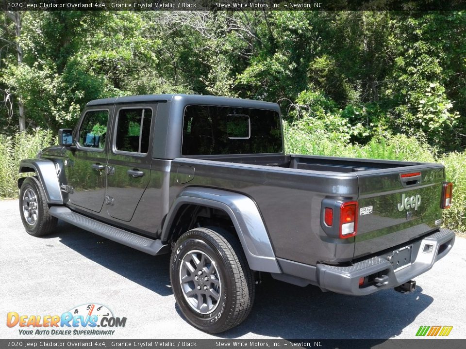 2020 Jeep Gladiator Overland 4x4 Granite Crystal Metallic / Black Photo #9