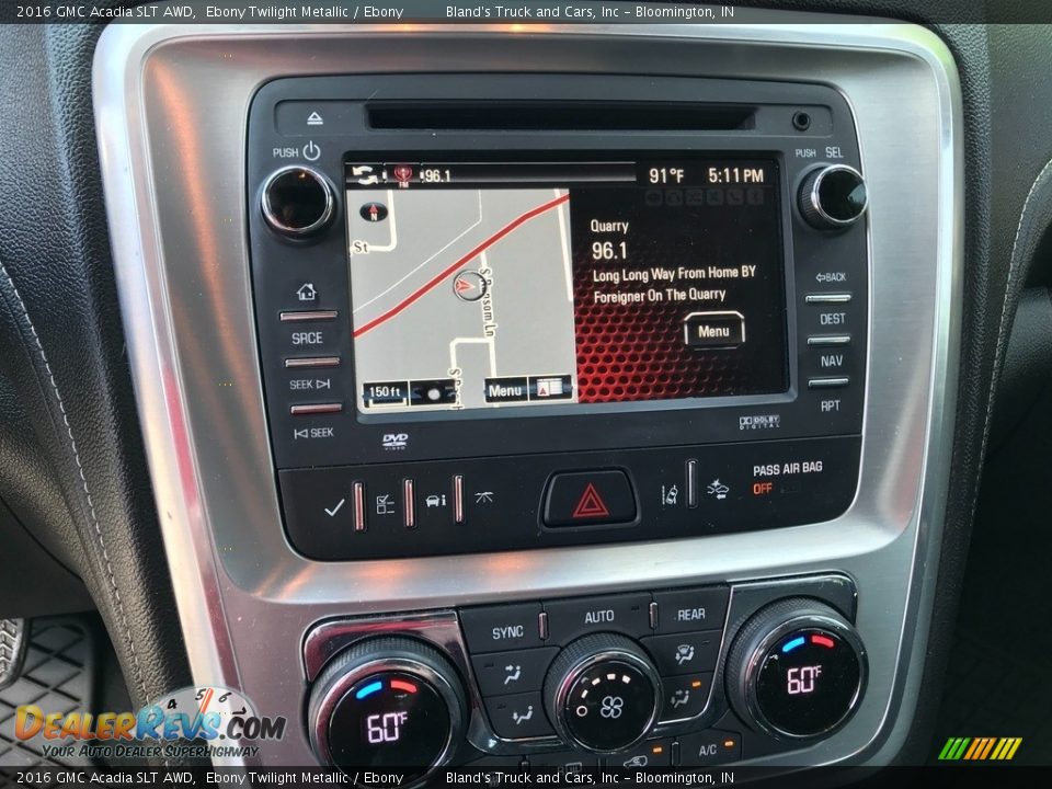 2016 GMC Acadia SLT AWD Ebony Twilight Metallic / Ebony Photo #9