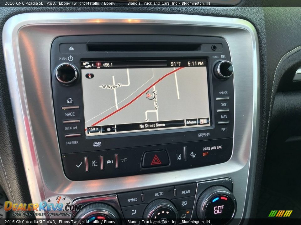 2016 GMC Acadia SLT AWD Ebony Twilight Metallic / Ebony Photo #10