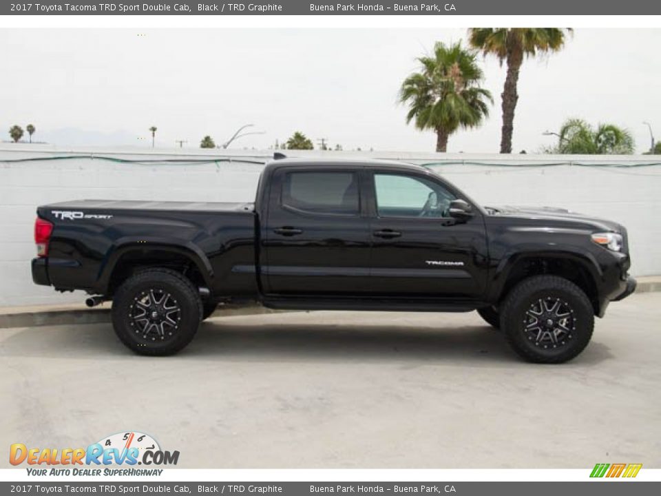 2017 Toyota Tacoma TRD Sport Double Cab Black / TRD Graphite Photo #14