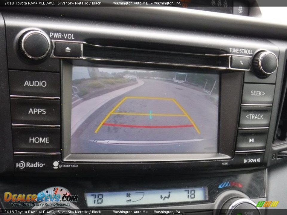 2018 Toyota RAV4 XLE AWD Silver Sky Metallic / Black Photo #4