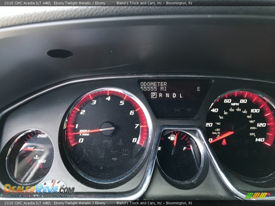 2016 GMC Acadia SLT AWD Ebony Twilight Metallic / Ebony Photo #12