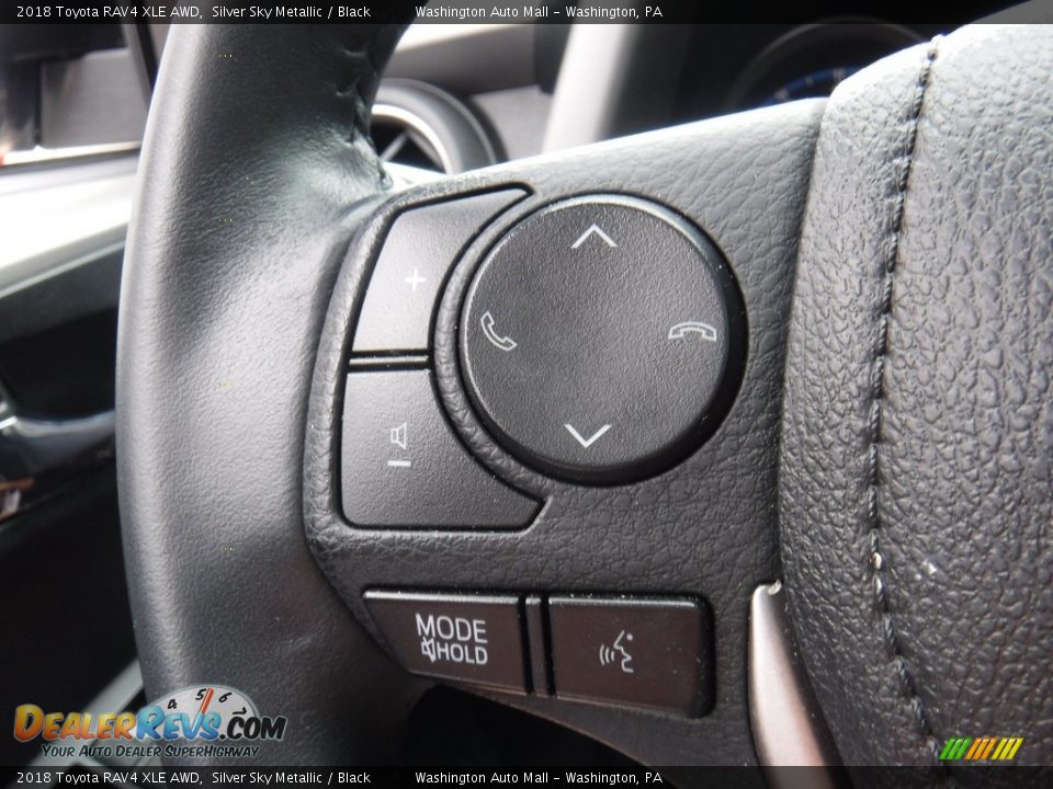 2018 Toyota RAV4 XLE AWD Silver Sky Metallic / Black Photo #5