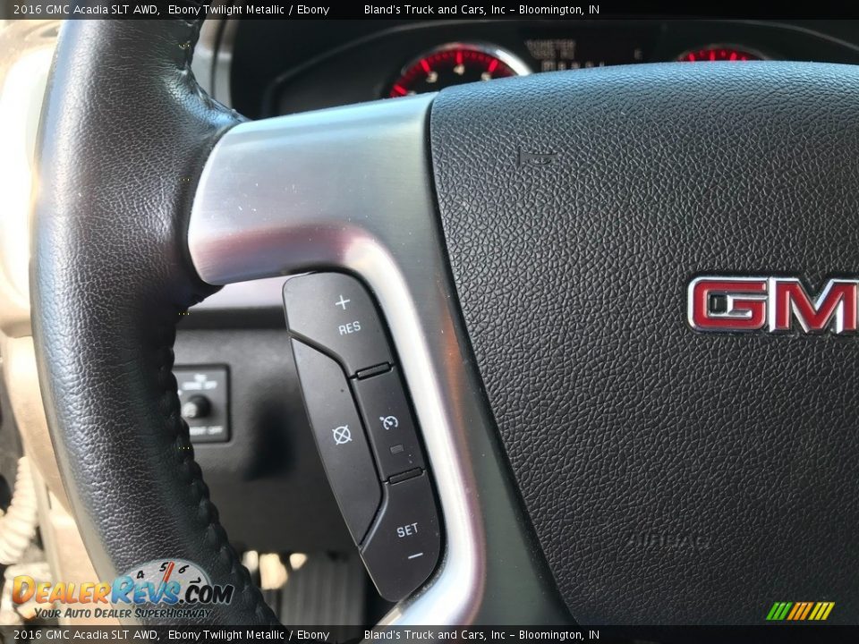 2016 GMC Acadia SLT AWD Ebony Twilight Metallic / Ebony Photo #13