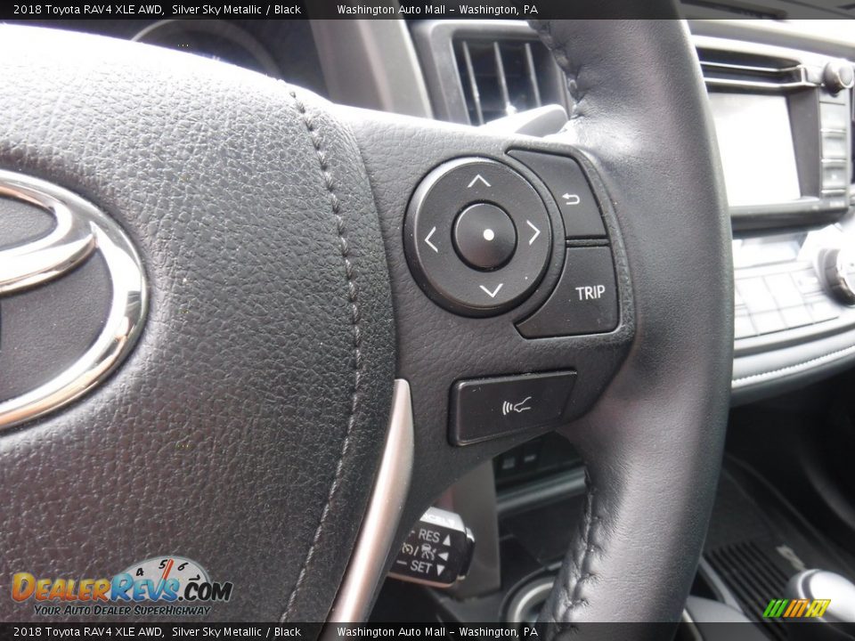 2018 Toyota RAV4 XLE AWD Silver Sky Metallic / Black Photo #6