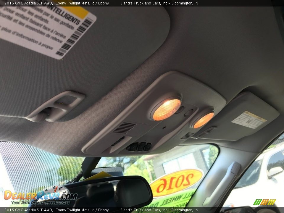 2016 GMC Acadia SLT AWD Ebony Twilight Metallic / Ebony Photo #15