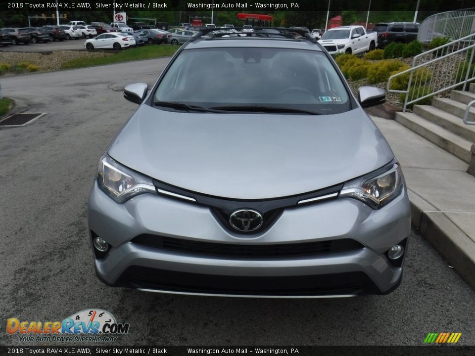 2018 Toyota RAV4 XLE AWD Silver Sky Metallic / Black Photo #9