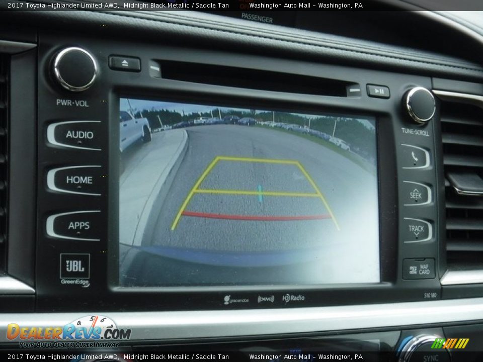 2017 Toyota Highlander Limited AWD Midnight Black Metallic / Saddle Tan Photo #3
