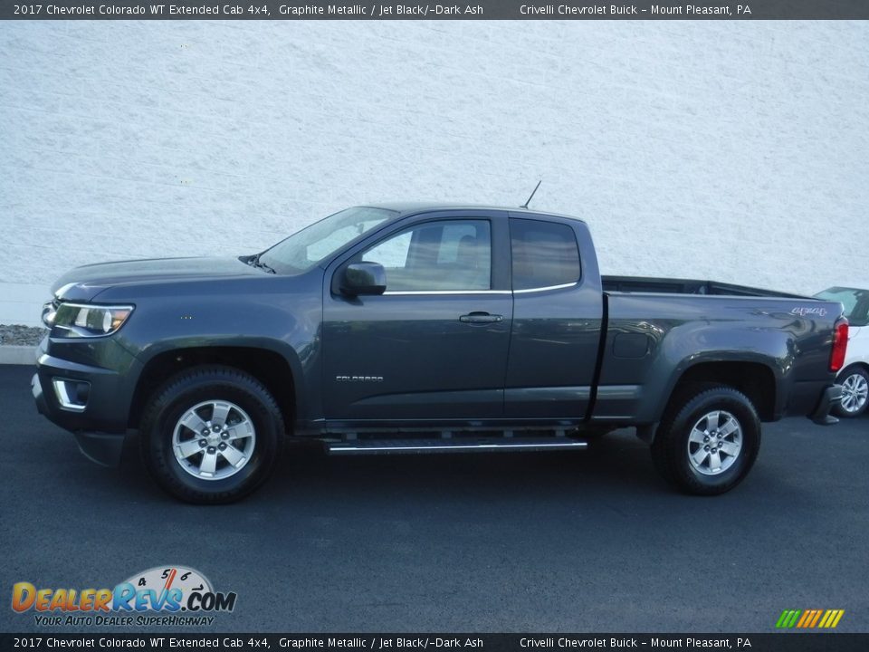 2017 Chevrolet Colorado WT Extended Cab 4x4 Graphite Metallic / Jet Black/­Dark Ash Photo #2
