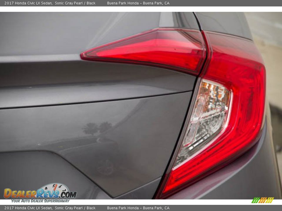 2017 Honda Civic LX Sedan Sonic Gray Pearl / Black Photo #13