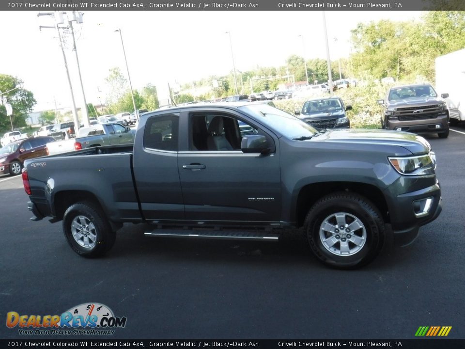 2017 Chevrolet Colorado WT Extended Cab 4x4 Graphite Metallic / Jet Black/­Dark Ash Photo #7