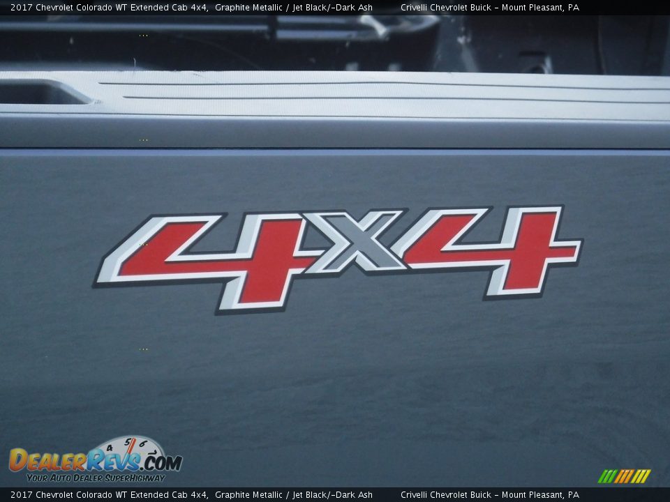 2017 Chevrolet Colorado WT Extended Cab 4x4 Graphite Metallic / Jet Black/­Dark Ash Photo #8