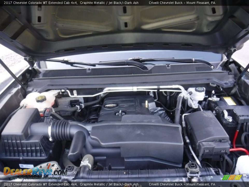2017 Chevrolet Colorado WT Extended Cab 4x4 Graphite Metallic / Jet Black/­Dark Ash Photo #12