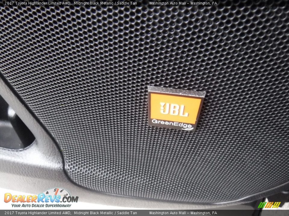 2017 Toyota Highlander Limited AWD Midnight Black Metallic / Saddle Tan Photo #21