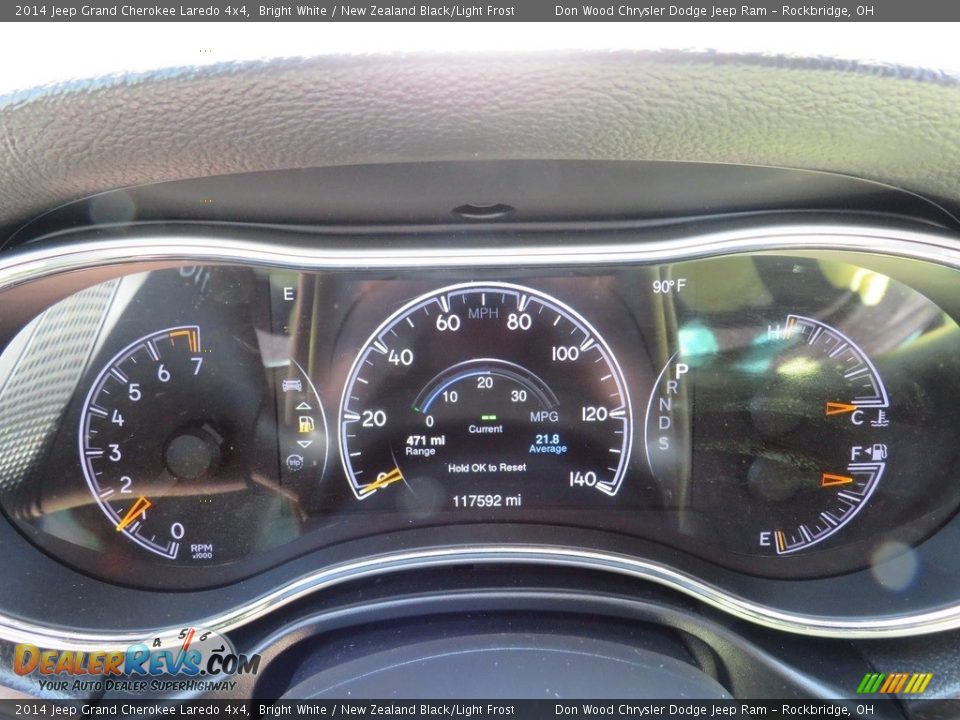 2014 Jeep Grand Cherokee Laredo 4x4 Bright White / New Zealand Black/Light Frost Photo #20