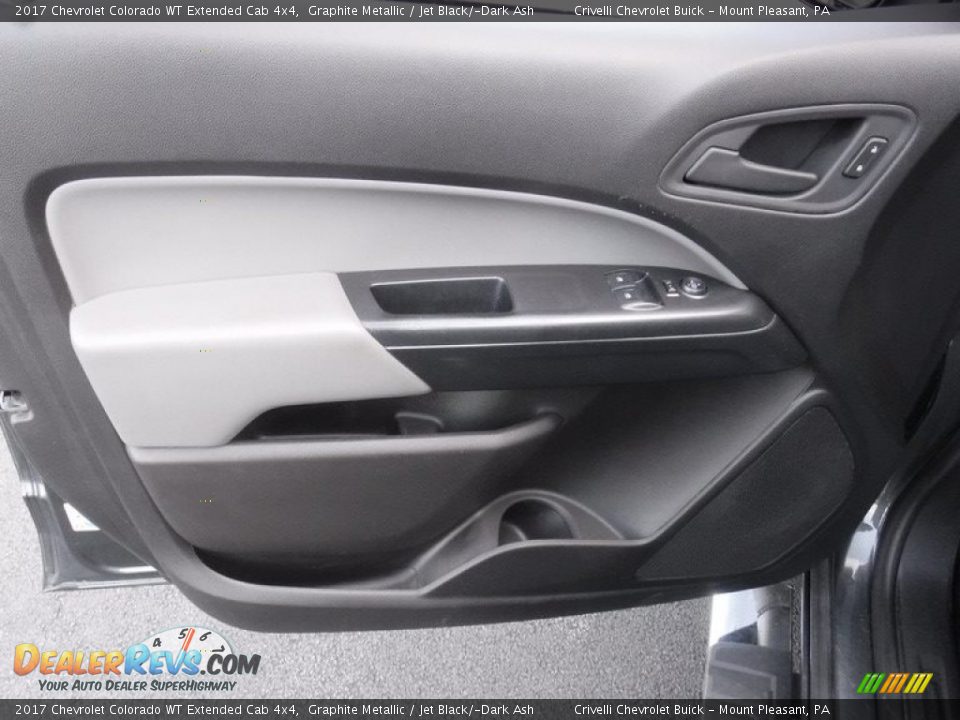 2017 Chevrolet Colorado WT Extended Cab 4x4 Graphite Metallic / Jet Black/­Dark Ash Photo #19