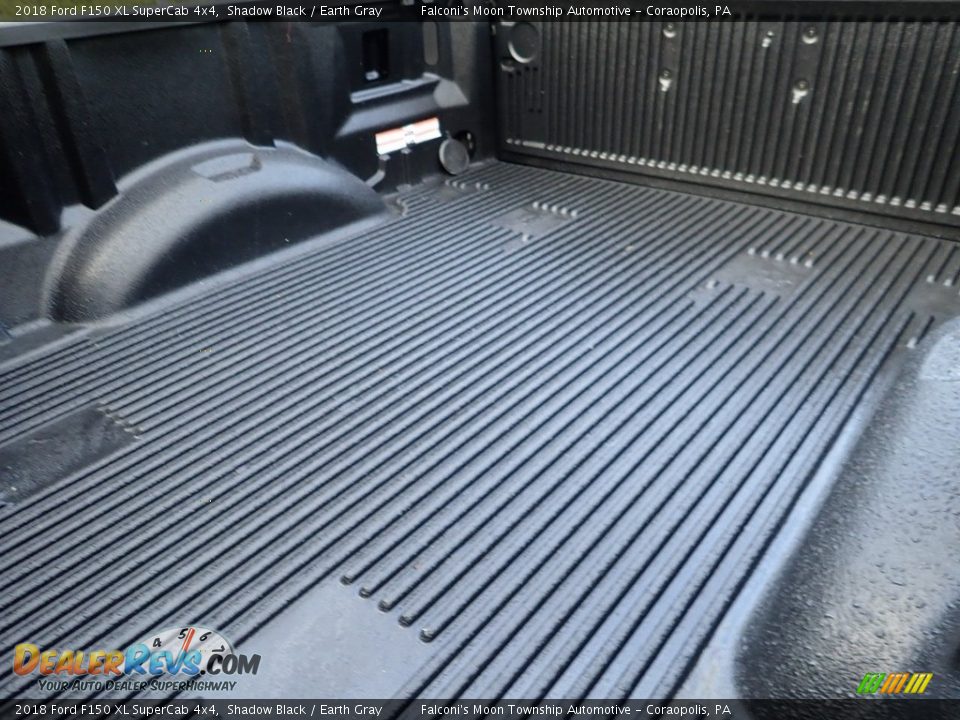 2018 Ford F150 XL SuperCab 4x4 Shadow Black / Earth Gray Photo #16