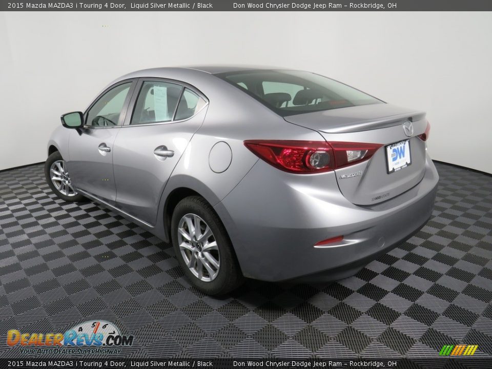 2015 Mazda MAZDA3 i Touring 4 Door Liquid Silver Metallic / Black Photo #11