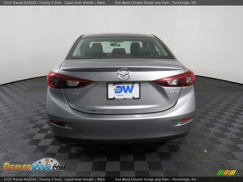 2015 Mazda MAZDA3 i Touring 4 Door Liquid Silver Metallic / Black Photo #12