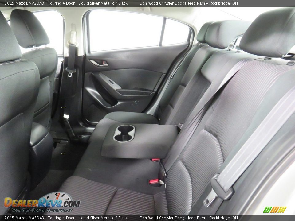 Rear Seat of 2015 Mazda MAZDA3 i Touring 4 Door Photo #33