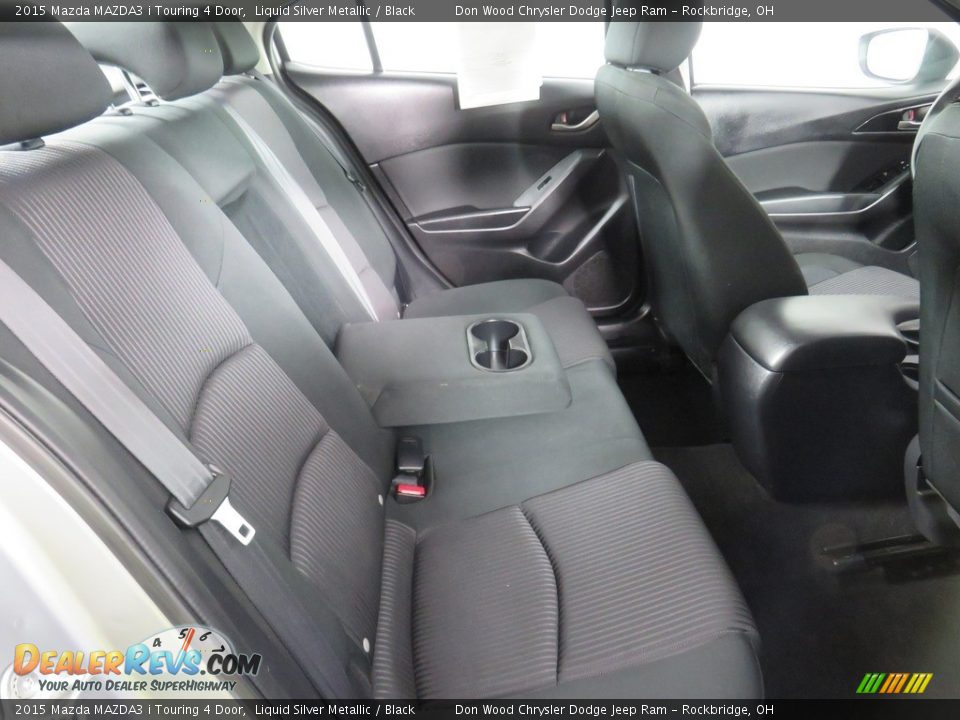 Rear Seat of 2015 Mazda MAZDA3 i Touring 4 Door Photo #36