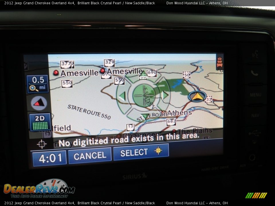 2012 Jeep Grand Cherokee Overland 4x4 Brilliant Black Crystal Pearl / New Saddle/Black Photo #34